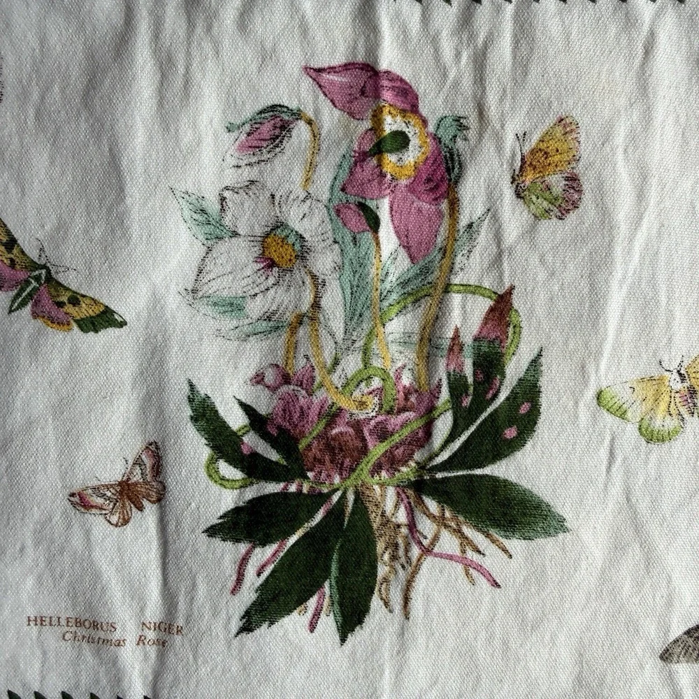 Portmeirion Botanic Garden Helleborus Niger Christmas Rose Placemats Set 4 12x18